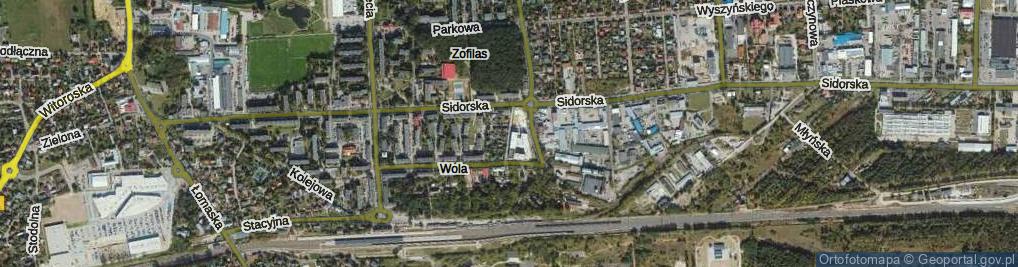 Zdjęcie satelitarne Torowa ul.